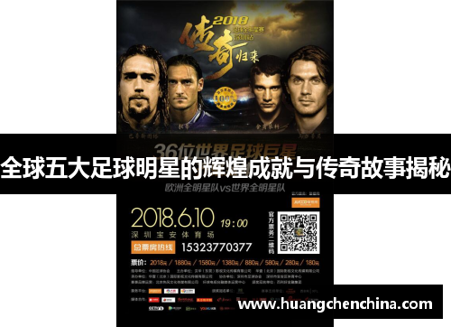 全球五大足球明星的辉煌成就与传奇故事揭秘